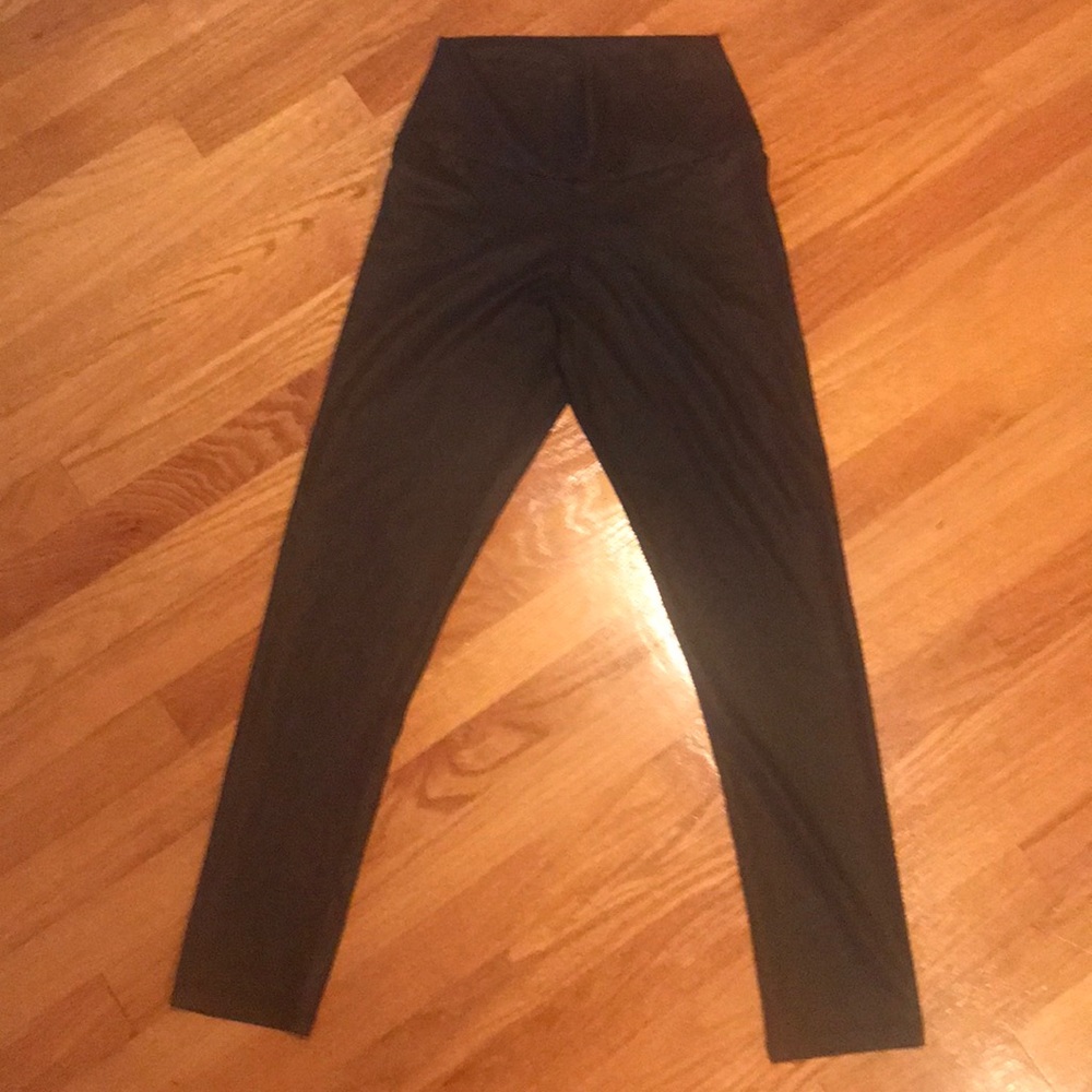 Faux leather leggings